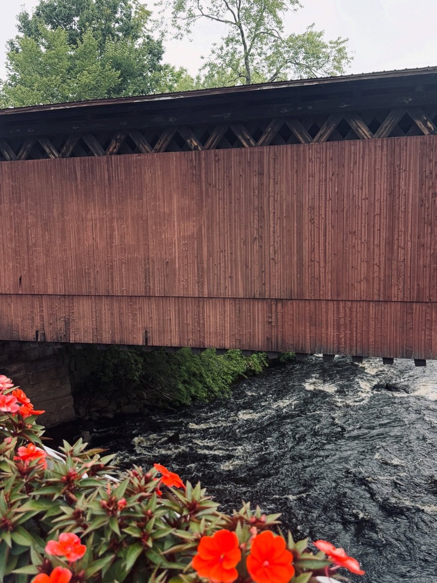 Contoocook covered railroad bridge, New Hampshire